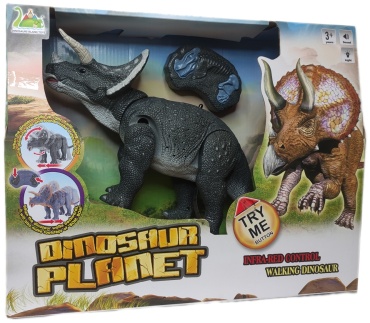Динозавр трицератопс на радиоуправлении Dinosaurs island toys 17542605_6137, серый