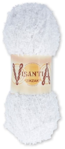 Моток VISANTIA ZIKZAK0001 белый 100 м 100 г