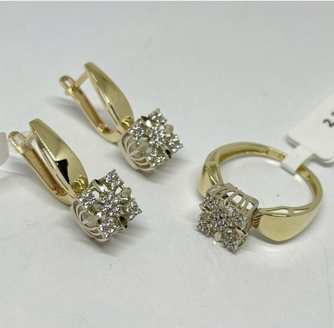 JN Diamond AIG-2023/45 вес 6.28 г золото, фианит