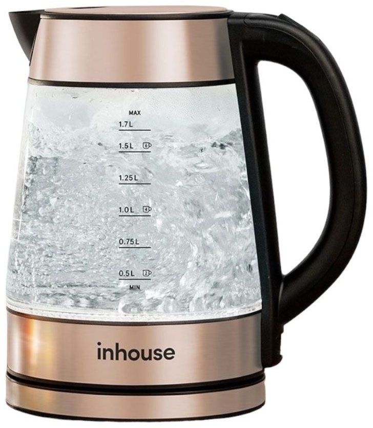 Купить Электрочайник Inhouse IEK-1722 золотистый в Алматы – Магазин на ...