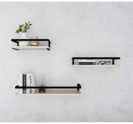 Полка Pragmatic, 40х15.4x7.4 см, черный