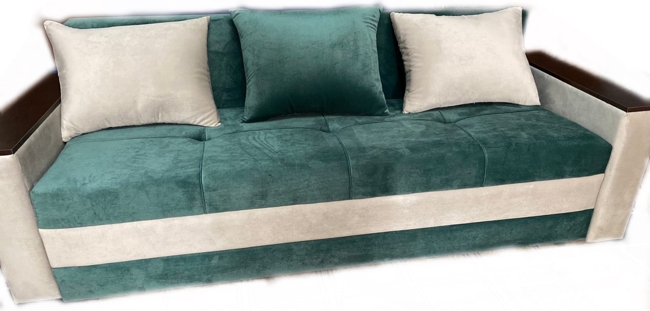 Купить Mebelhome Евробриз диван, обивка микровелюр, 80x210x80 см, серый ...