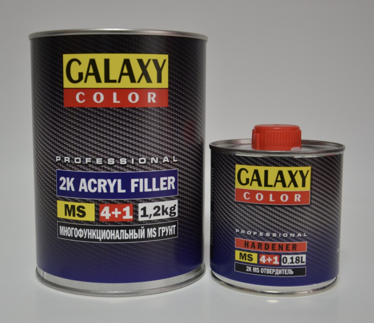 GALAXY COLOR грунт-наполнитель акриловый белый 1.2 л