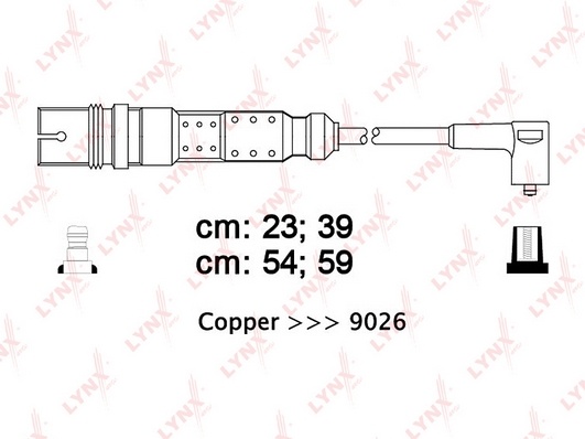 Свечные провода LYNXauto SPE8013