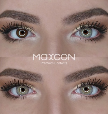 Контактные линзы MAXCON Elegance B-Gray -4.75 кривизна 8.6 на год 2 шт