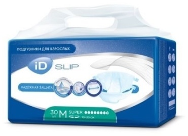 ID Slip Super подгузники для взрослых M 30 шт