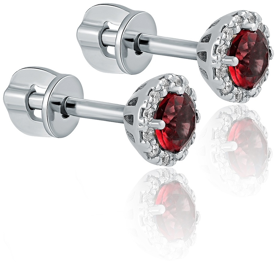 Купить Пусеты Lucente Silver 12-0491_гр вес 1.72 г серебро, фианит в ...