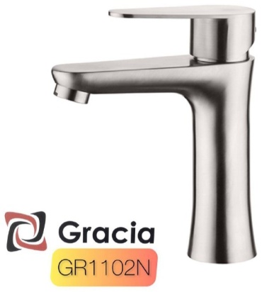 Смеситель для раковины (умывальника) Gracia GRN1102, однозахватный