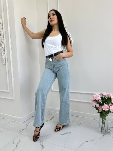 Джинсы прямые Denim синий
