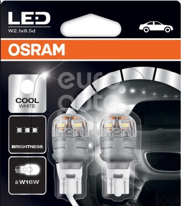 Автолампа Osram 9213CW-02B светодиодная, 2 шт