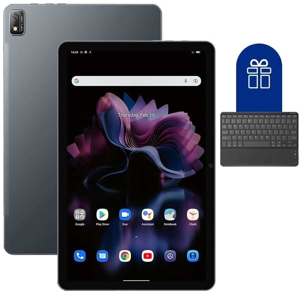 Купить Планшет Blackview Tab 16 4G 10.95 дюйм 8 Гб/256 Гб серый ...