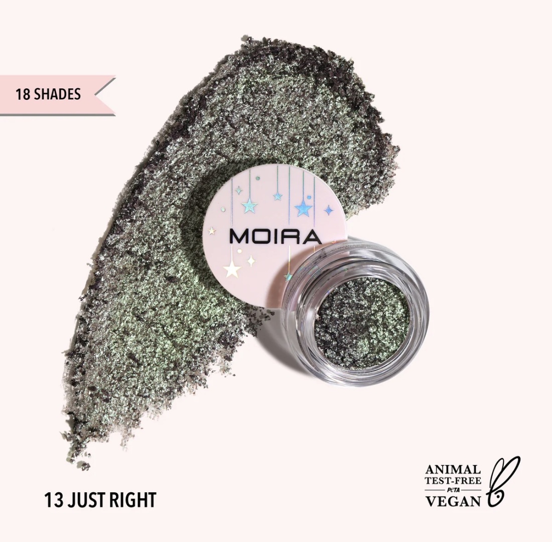 Кремовые тени-глиттеры Moira Starshow Shadow Pot (013, Just Right)
