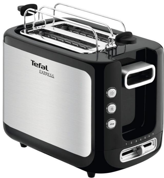 Тостер Tefal TT 3650 серебристый, черный
