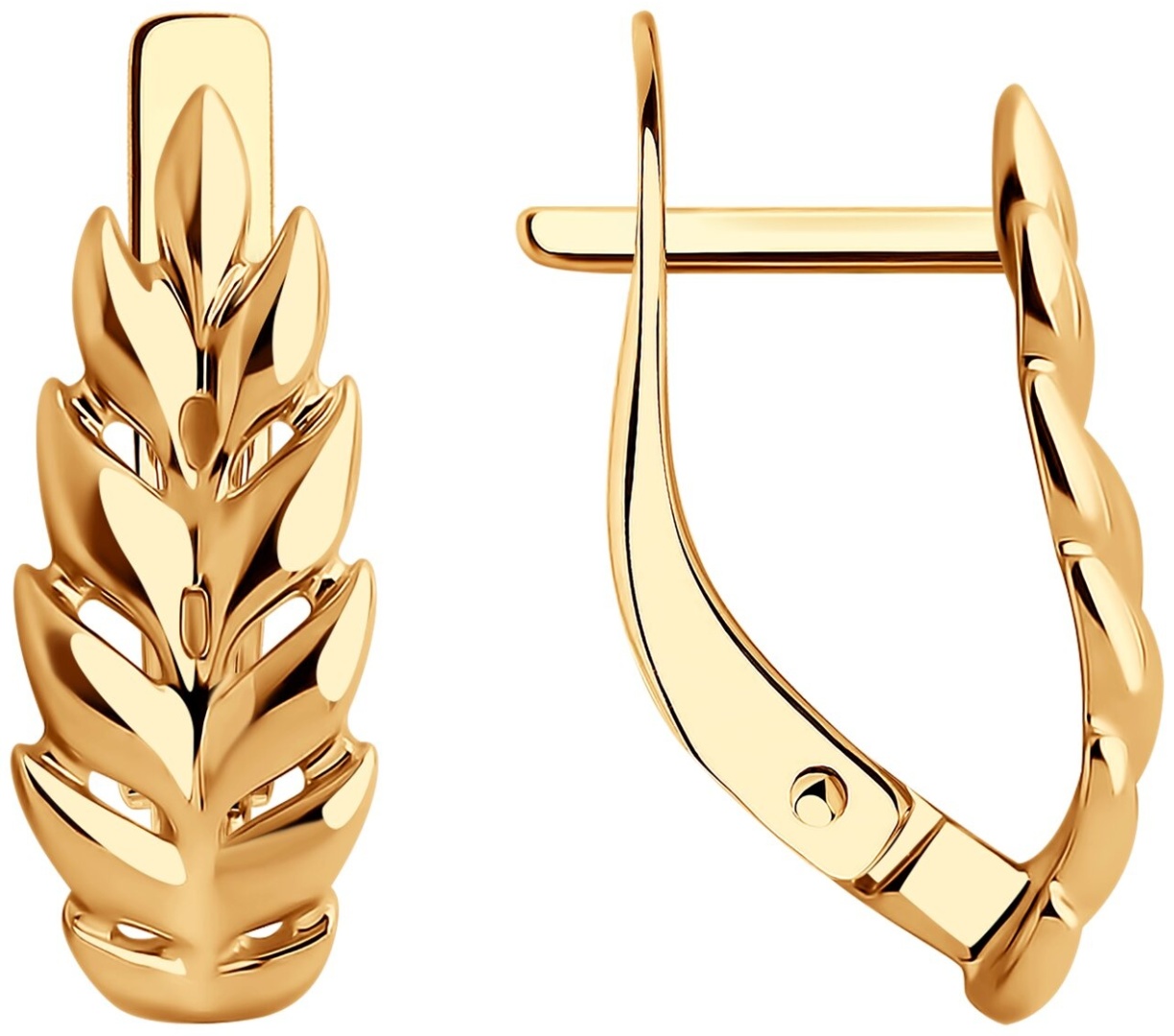 Купить Серьги SOKOLOV 0200118 вес 1.97 г золото, без вставок в Алматы ...