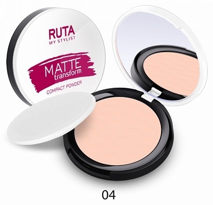 Пудра Ruta Matte Transform сухая 04 пудровый беж бежевый
