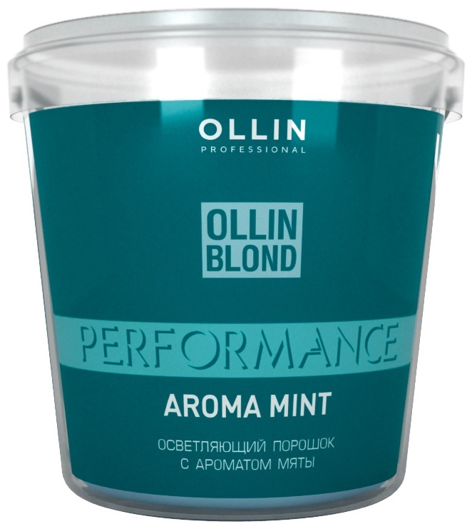 Ollin Professional Ollin Blond Performance Aroma Mint без цвета осветляющий порошок 500 мл