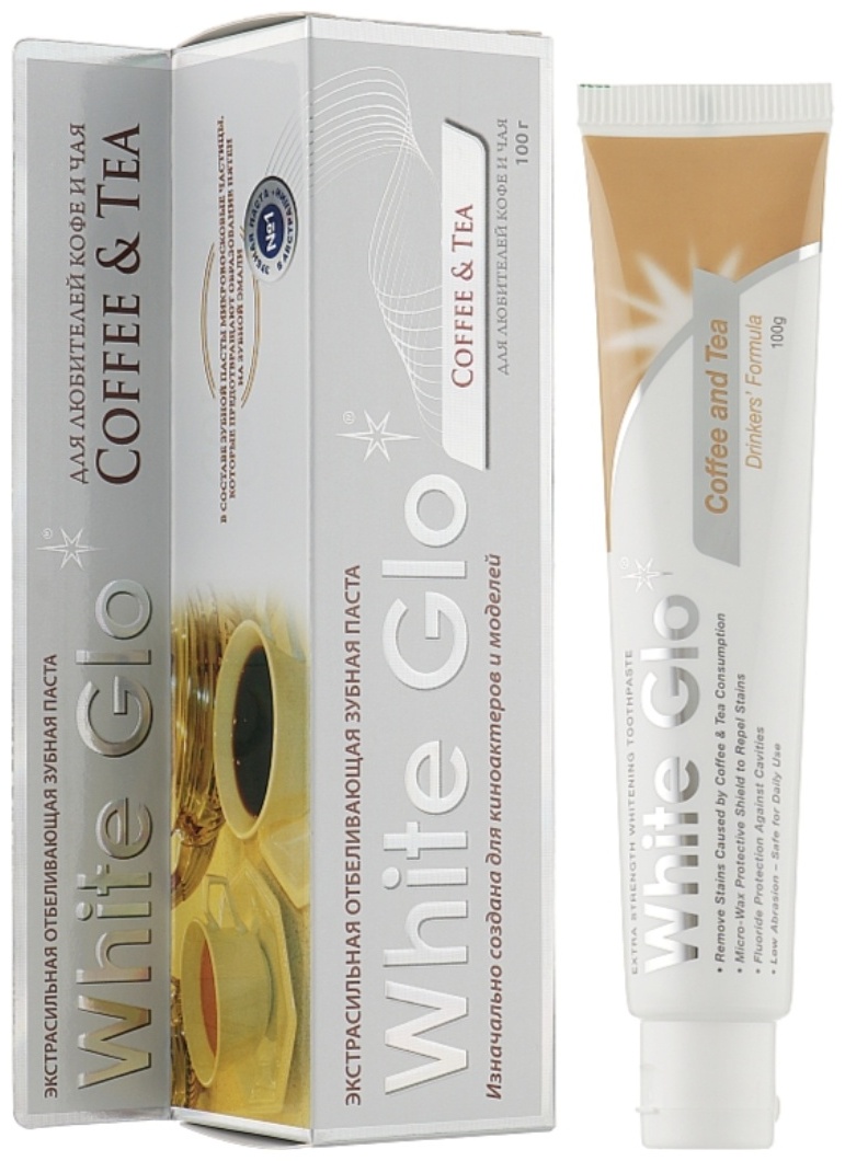 White Glo зубная паста Coffee and Tea 100 г