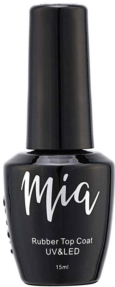 Mia верхнее покрытие Rubber Top Coat Splash small глянцевое 15 мл