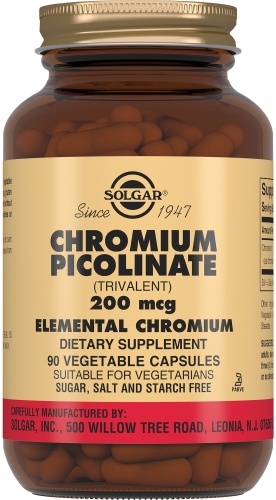 Solgar Chromium Picolinate 200 mcg таблетки 90 шт