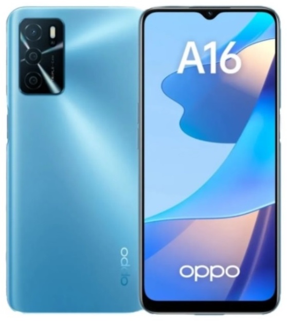 Смартфон OPPO A16 3/32 голубой