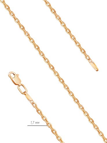Lucente CHA-LU-585-5796-40 длина 40 см, вес 1.44 г золото, плетение якорное