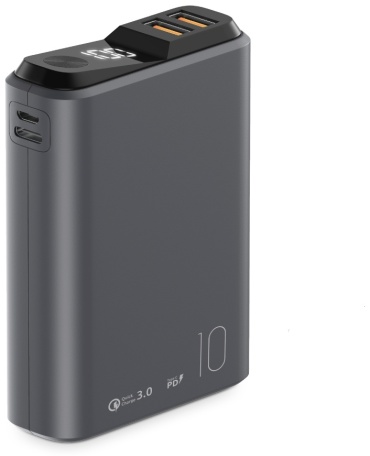 Внешний аккумулятор OLMIO QS-10 10000 мАч черный