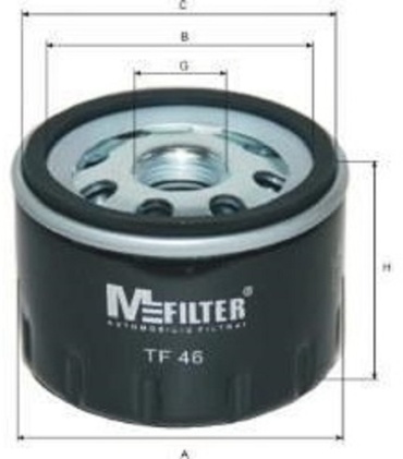 MFilter масляный фильтр TF46