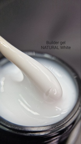 Novel гель Builder gel Natural White 15 мл