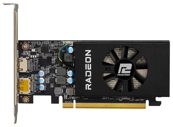 Видеокарта PowerColor AMD Radeon RX 6400 AXRX 6400 LP 4GBD6-DH 4 ГБ