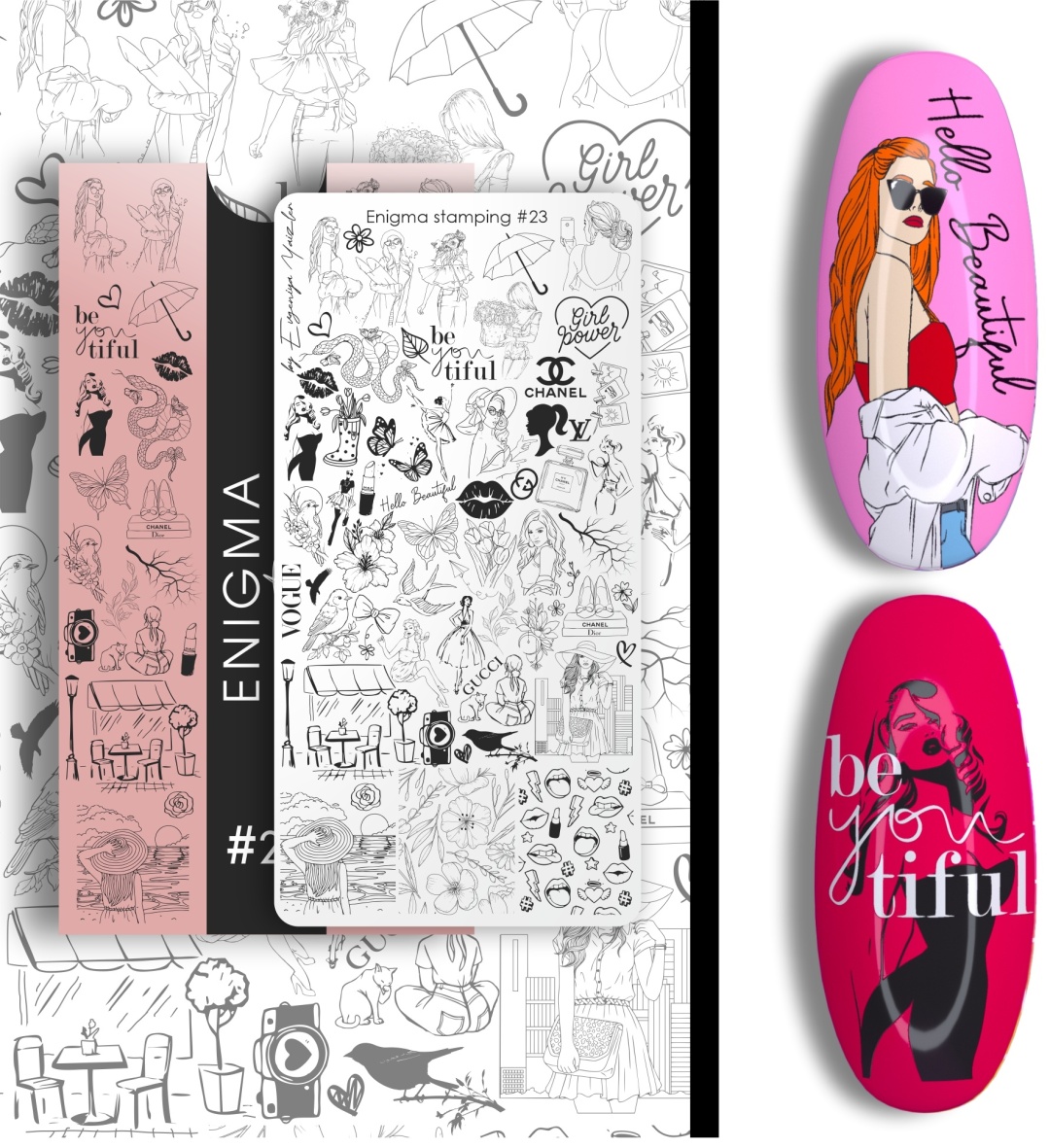 ENIGMA пластины Stamping №023
