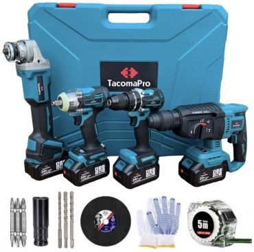Набор аккумуляторных электроинструментов TacomaPRO 7700050775014 4 в 1