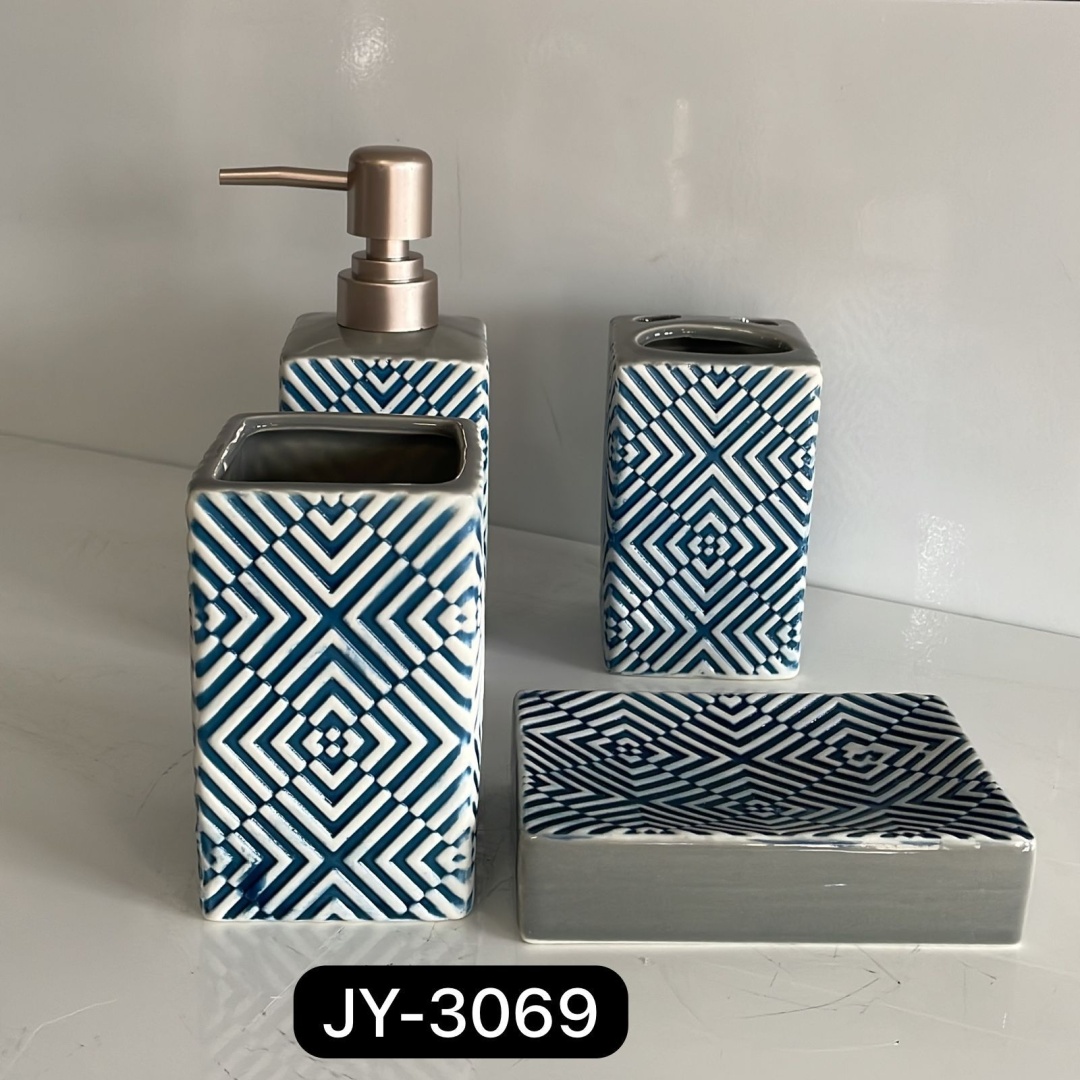 ALROSSA набор аксессуаров JY-3069 синий, серебристый, белый