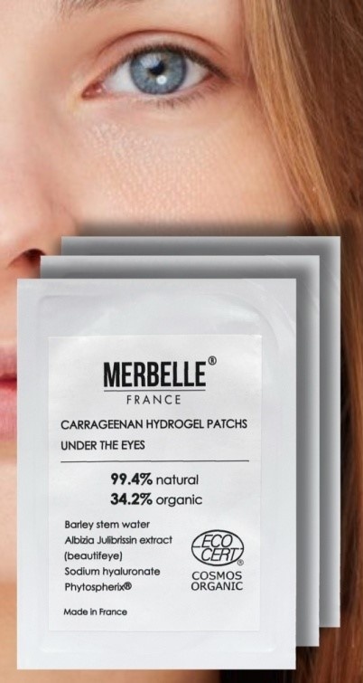 Патчи Merbelle гидрогелевые Carrageenan осветляющие 6 шт