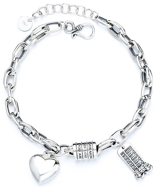 Orlando Silver BRAC36 длина 20 см, вес 9.6 г серебро, плетение якорное