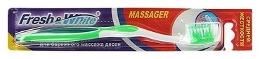 Fresh&White Massager зубная щетка средняя 1 шт