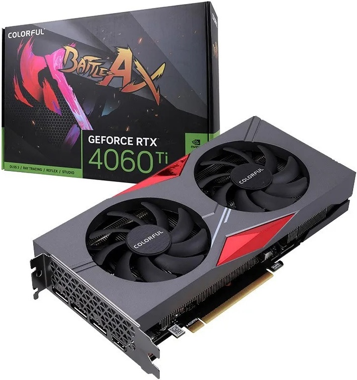 Видеокарта Colorful RTX 4060 Ti DUO 8GB 8 Гб
