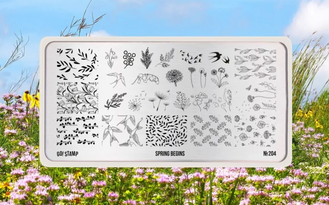 Go! Stamp пластины №204 Spring Begins