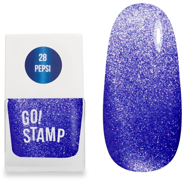 Go! Stamp лаки для стемпинга 28 Pepsi 6 мл