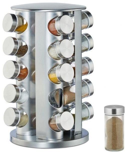 Spices емкость для специй R66-16, пластик, стекло, нержавеющая сталь
