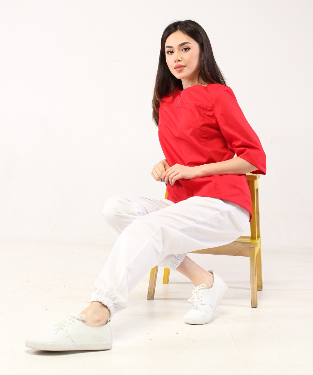 Спецодежда для женщин Dress Story белый, красный