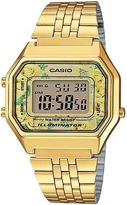 Кварцевые CASIO LA680WGA-9CDF нержавеющая сталь