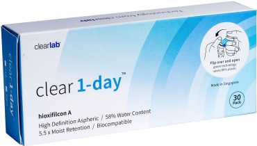 Контактные линзы ClearLab CLEAR 1-DAY -2.75 кривизна 8.7 на день 30 шт
