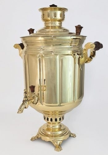 Самовар 16494139_901865 10 л, латунь