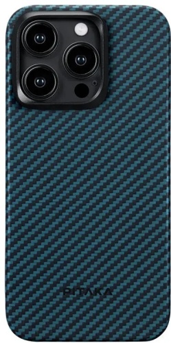 Чехол Pitaka для Apple iPhone 15 Pro синий