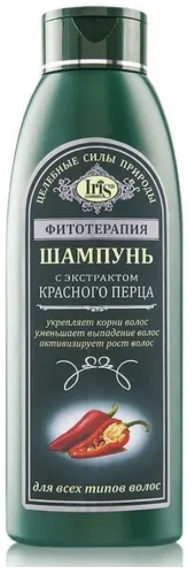 Iris cosmetic Фитотерапия с экстрактом красного перца шампунь 500 мл