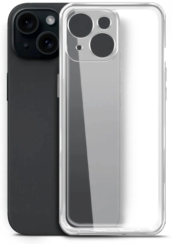 Чехол BoraSCO для Apple iPhone 15 прозрачный