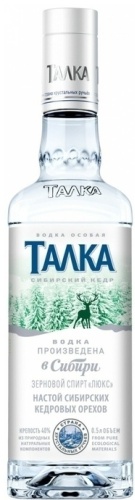 Водка Талка Сибирский кедр классическая 40% 0.7 л
