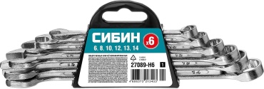 СИБИН набор ключей комбинированный 6-14 мм 27089-H6_z01, 6 шт