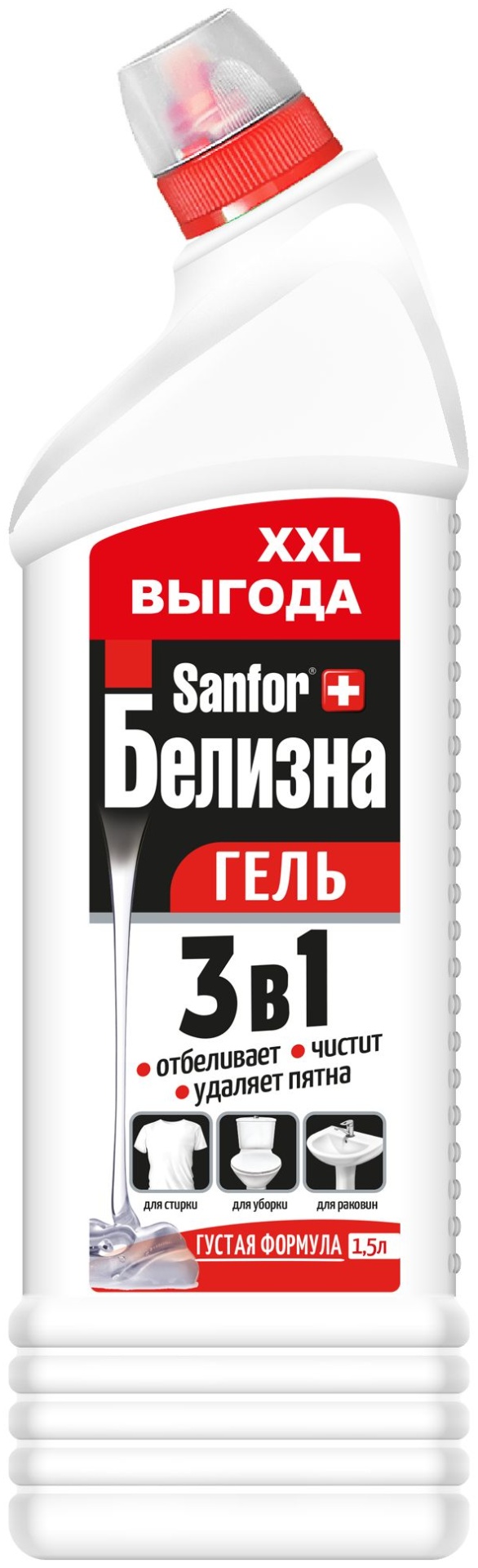 Гель Sanfor Белизна 3 в 1 1.5 л