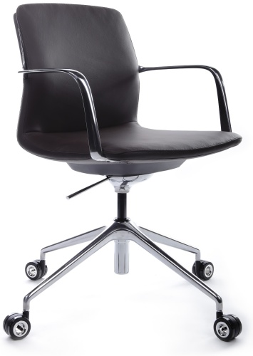 Офисное кресло RV DESIGN Plaza-M Dark brown, темно-коричневый
